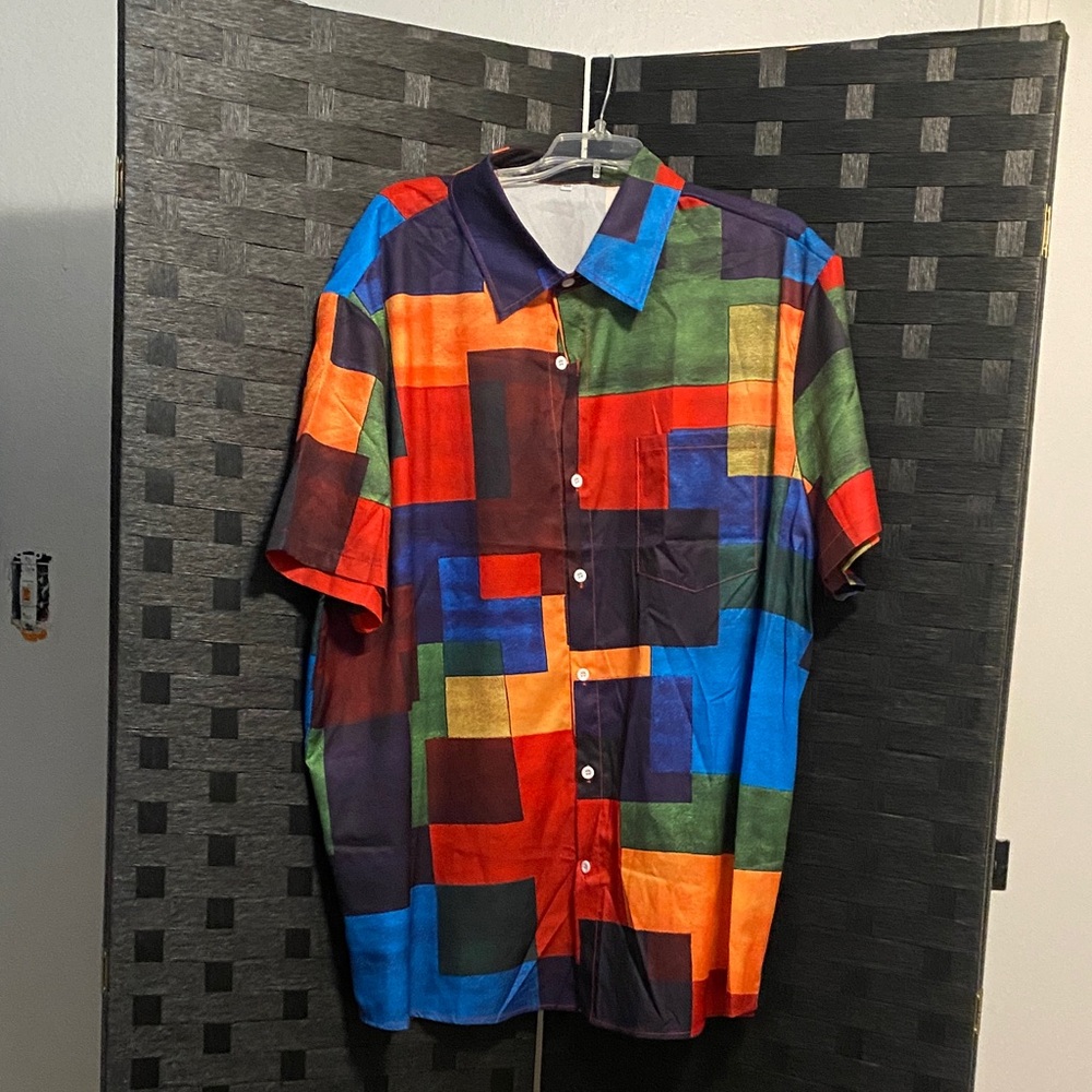 Colorful Patchwork Women’s Shirt